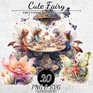 Aquarell niedlich Garten Fee Clipart, magische Hexe Clipart, mystische Clipart, Hexerei Clipart, Fantasy Papier Handwerk, transparente PNG SVG