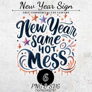 Nouvel an même désordre, sublimation du nouvel an PNG chemise Design, chemise Happy New Year Design, bonne année 2024 Clipart