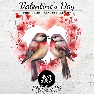Clipart romântico do dia dos namorados em aquarela, decoração fofa para download do dia dos namorados, amor sublimação SVG do dia dos namorados, PNG SVG transparente