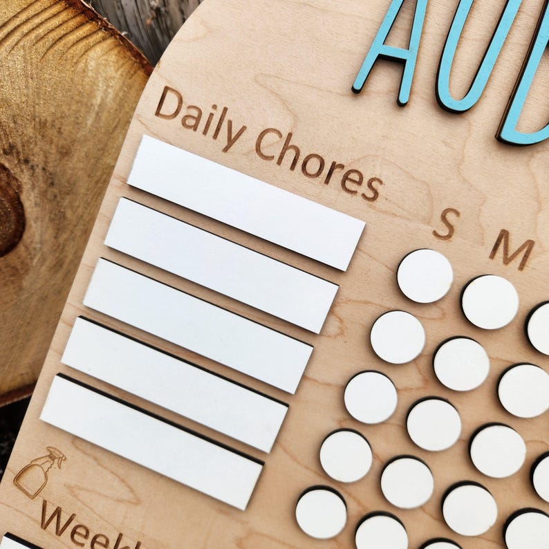 Kids Chore Chart - Etsy