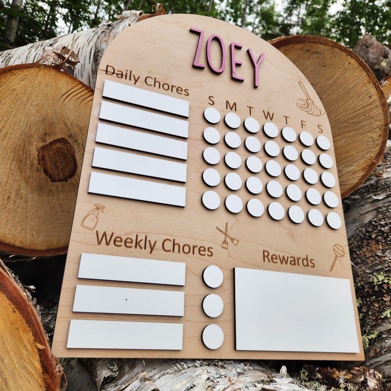 Kids Chore Chart - Etsy