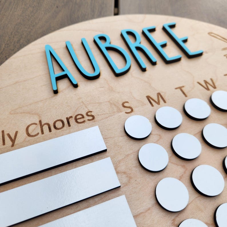 Kids Chore Chart - Etsy