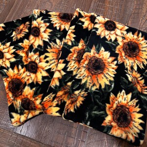 Guinea Pig Pads, Sunflower Black Set 4