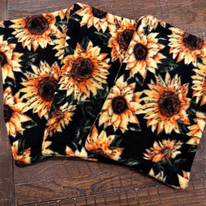 Guinea Pig Pads, Sunflower Black Set 3