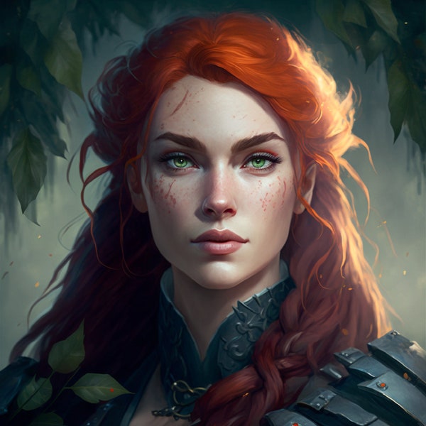 Custom Character Portrait, RPG Game Character Design, Fantasy Character Design, DND Character Commissions
