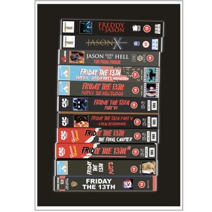 Friday The 13th VHS - Art Print / Poster