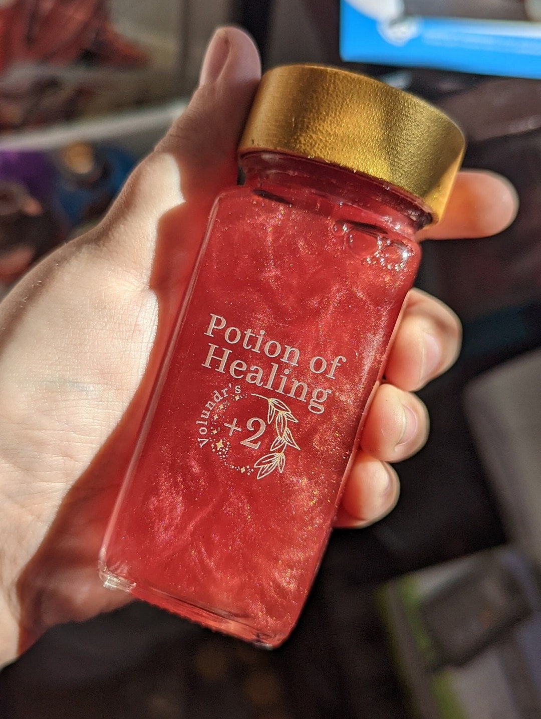Potion of Healing 2d4 D&D Floating Dice Etsy