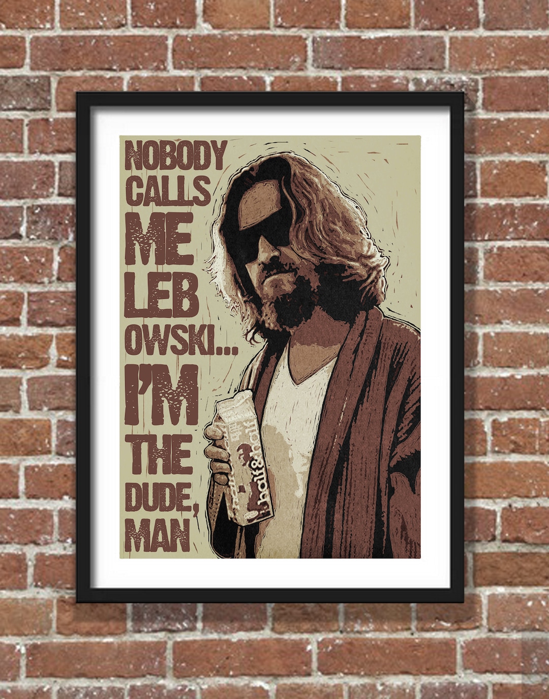 The Dude Portrait Big Lebowski Jeff Bridges Poster Etsy the-dude-portrait-big-lebowski-jeff-bridges-poster-etsy
