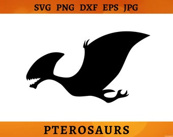 Pterosaurs Dinosaur SVG Dino Cut File Dinosaur CRICUT Pterosaurs SVG Silhouette Dino Clipart Jurassic Park Png Digital Svg Png Dxf Eps Jpg