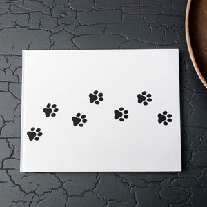45 PET FOOTPRINT SVG Bundle Pet Paw Print Cricut Valp Paw Svg Cut File Cat Paw Print Silhouette Dog Paw Clipart Vector Art Png Dxf Eps Jpg Ai Pdf bild 6