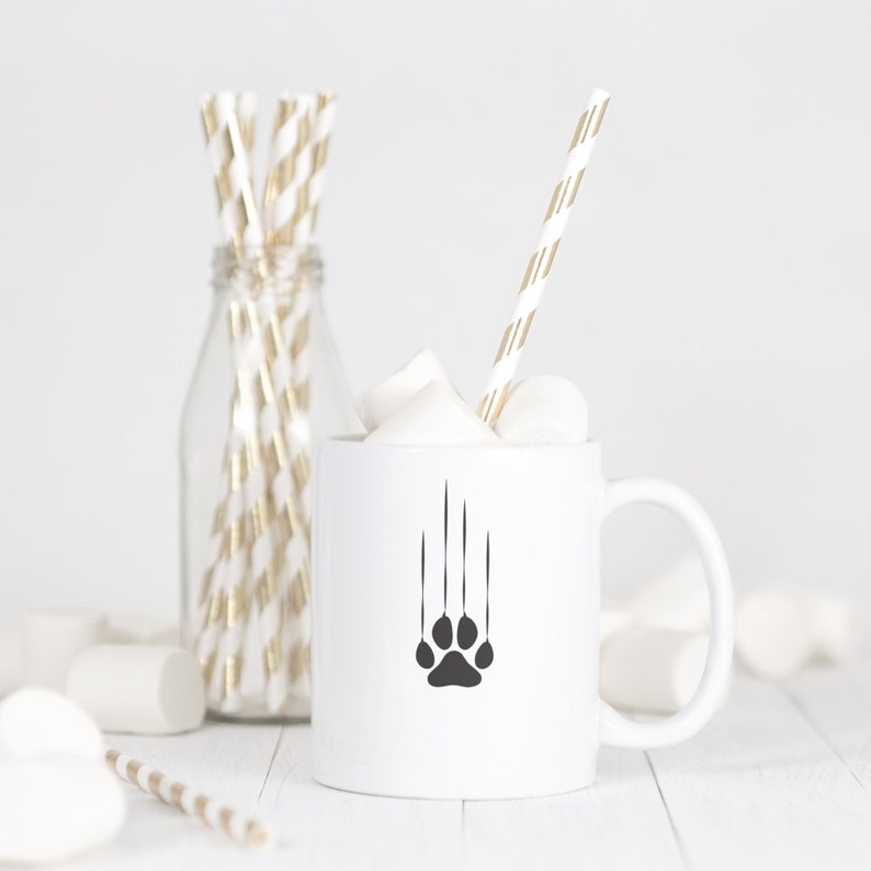 45 PET FOOTPRINT SVG Bundle Pet Paw Print Cricut Valp Paw Svg Cut File Cat Paw Print Silhouette Dog Paw Clipart Vector Art Png Dxf Eps Jpg Ai Pdf bild 2