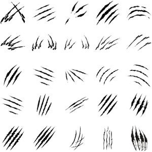 50 SCRATCHES SVG BUNDLE Claw Svg Files Slash Cut Files Dangerous Cricut ...