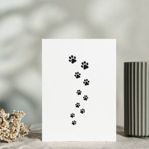45 PET FOOTPRINT SVG Bundle Pet Paw Print Cricut Valp Paw Svg Cut File Cat Paw Print Silhouette Dog Paw Clipart Vector Art Png Dxf Eps Jpg Ai Pdf bild 8