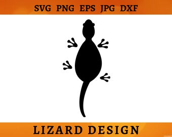 Gecko SVG Lizard PNG Gecko CRICUT Svg Reptile Png voor Shirts Salamander Cut Files Wildlife Clipart Lizard Svg File Gecko Svg Png Dxf Eps Jpg