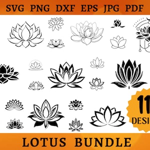 12 Lotus Mandala Stencil