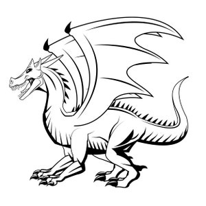 65 DRAGONS Svg Bundle Dragon Wings Cut File Flying Dragon CRICUT Dragon ...