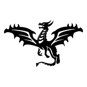 65 DRAGONS Svg Bundle Dragon Wings Cut File Flying Dragon CRICUT Dragon ...