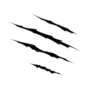 50 SCRATCHES SVG BUNDLE Claw Svg Files Slash Cut Files Dangerous Cricut ...
