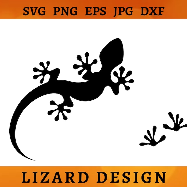 LIZARD SVG Gecko CRICUT Reptile Png for Shirts Salamander Cut Files Lizard Svg Wildlife Clipart Lizard Svg File Gecko Svg Png Dxf Eps Jpg