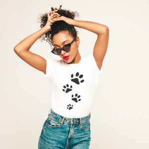 45 PET FOOTPRINT SVG Bundle Pet Paw Print Cricut Valp Paw Svg Cut File Cat Paw Print Silhouette Dog Paw Clipart Vector Art Png Dxf Eps Jpg Ai Pdf bild 3