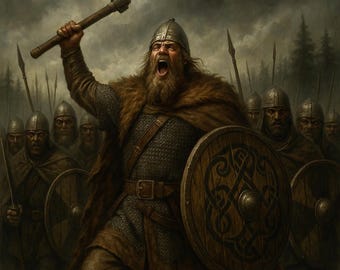 Stamford Bridge: Hardrada’s Last Stand • Framed Norse Battle Art Print