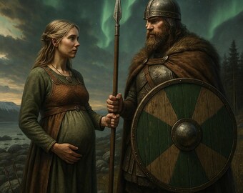 The Last Parting • Framed Viking Love Story Poster