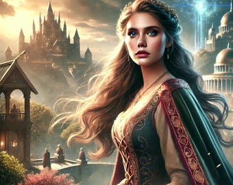 Freya - Goddess of Love and Beauty - Framed Poster