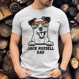 Jack Russell Dog Dad T-shirt, Jack Russell Dad Shirt, Russell Terrier Owner Gift, Russell Dad Gift, Mens Jack Russell Dad Tshirt, Jack dad