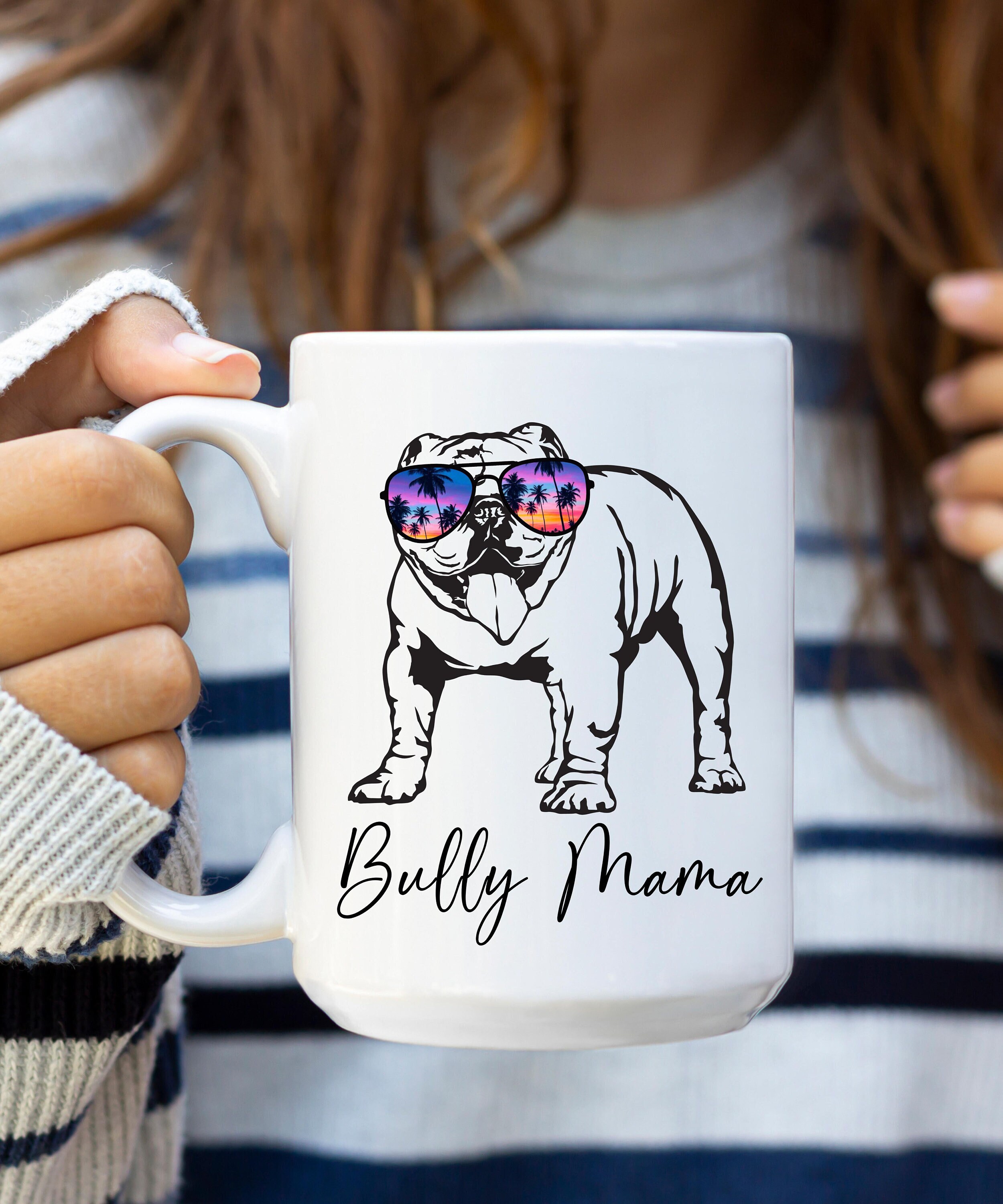 Bully Mom - Dogs Mommy - English Bulldog Gift' Full Color Mug