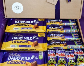 Cadbury Caramel Chocolate Gift Box / Chocolate Gift Box / Hampers / Personalised / Birthday / Gift/ Letterbox Gift /Treat Box/ Father's Day