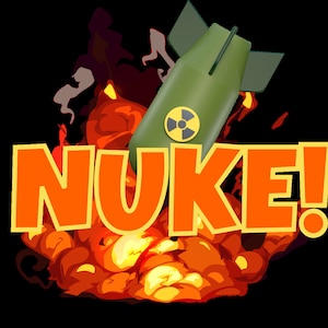 Animated Warzone Nuke Emote -  Instant PNG Downloads