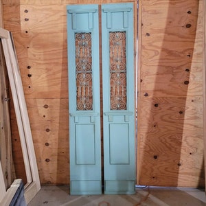 Antiqued Double Doors