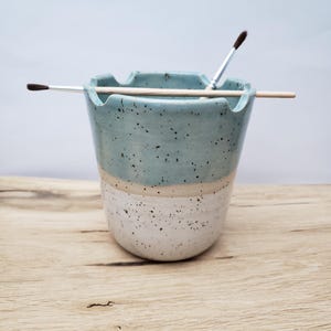 XXL Brush Cup / Gouache / Watercolor / Water Cup / Painting Supplies / Painting Accessories / Paint Cup / Hand-thrown Ceramic