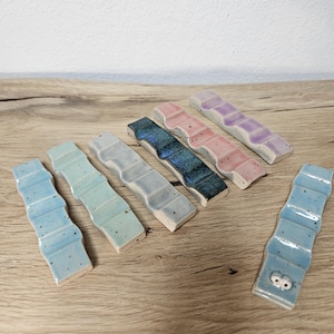 Pinselhalter 2. Wahl / Pinselablage / Malereibedarf / Malzubehör / Pinselbank / Keramik Ton