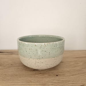 Müslischale Müslibowl Frühstücksschüssel Müslischüssel Monsterschale getöpfert Ton Keramik handgemacht Steinzeug