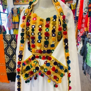 Traditional Afghani Hand embroidered kuchi dress, Kuchi dress, Afghan dress for women, Afghani dress, Afghani clothes, Afghan handmade dress