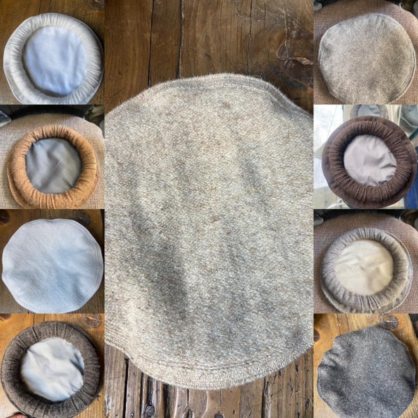 3 pièces Pakol 100 % pure laine d'agneau de qualité supérieure | Chapeau Chitrali fait à la main | Afghan Pakol Topi | Casquette Pakul Chitrali | Chapeau pachtoune | Pakol