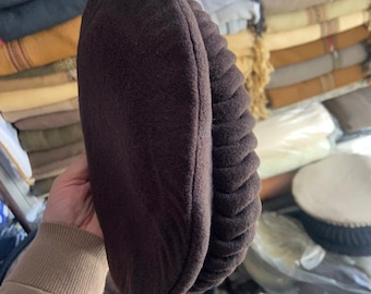 Handmade Wool Pakol Hat: Swati Style Afghani Cap (3 Pieces)