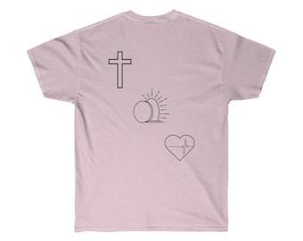 DEATH TO LIFE - Christian T-Shirt, Comfy Tee, Christian Apparel, Christian Clothing, Unisex T-Shirt, Christian Gift, Bible, Jesus, New Life