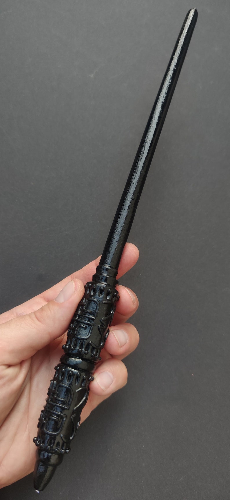 Professor Snape wooden wand hand made in wooden box LILANDER image 2