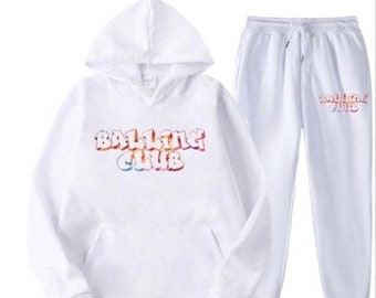 Balling Club Graffiti-hoodie wit