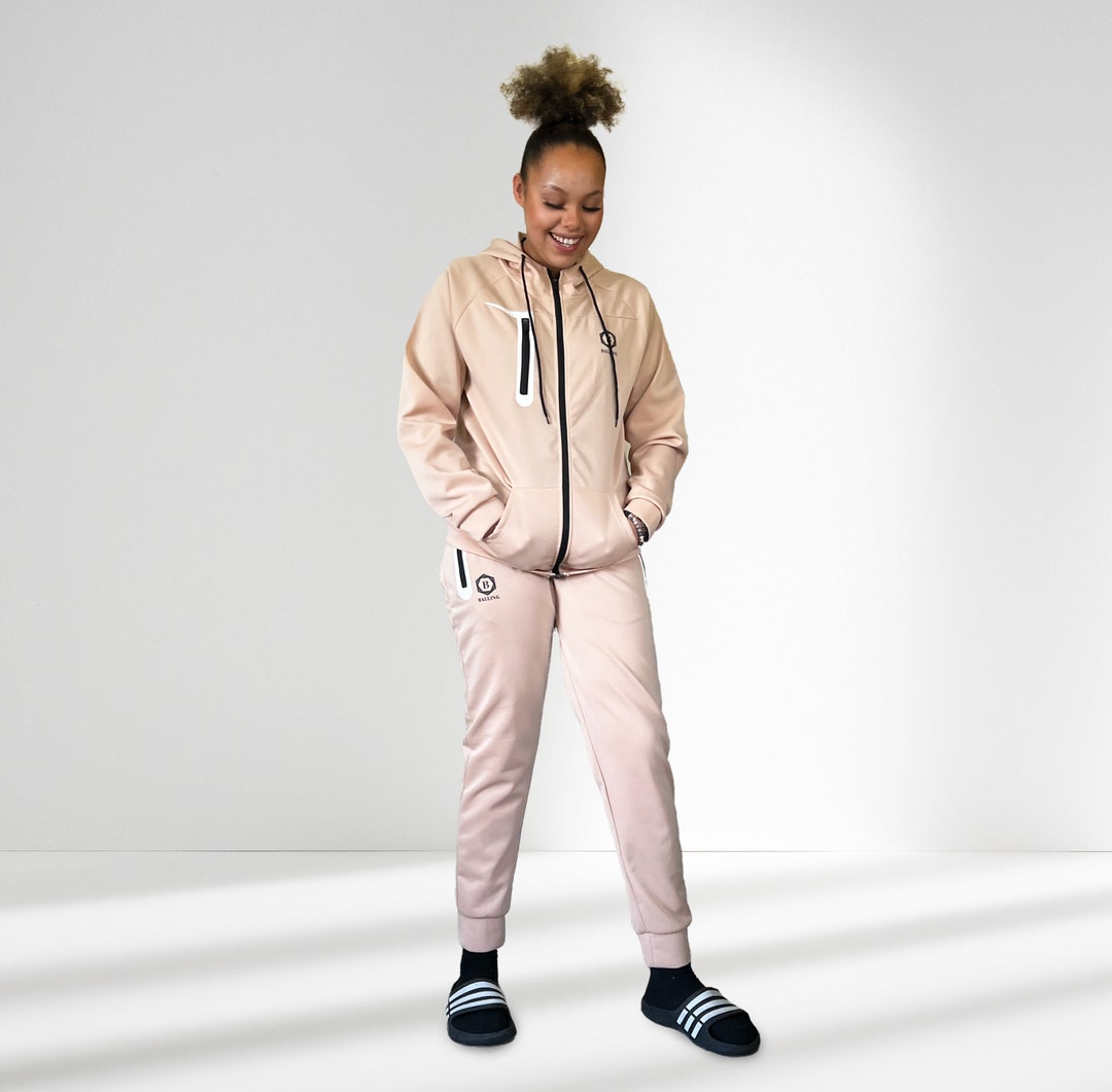 Balling Hexagon Peach Zipup Hoodie Tracksuit Limited Etsy
