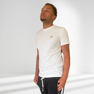 Balling White Plain T-Shirt High Quality luxurious Slim fit