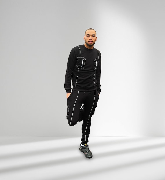 Survetement noir homme hotsell