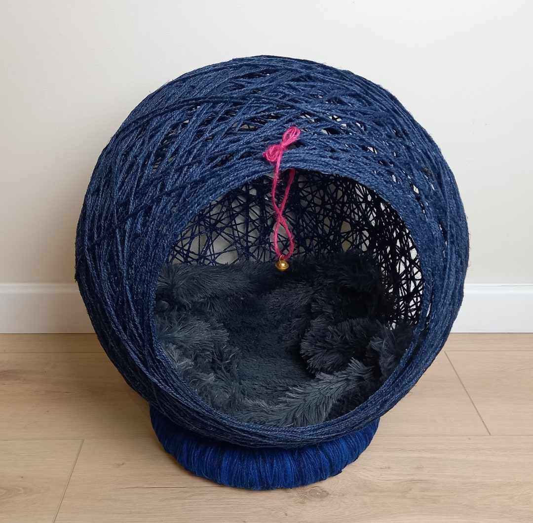 Modern Cat Bed / Colorful Cat Bed / Cat Nap Ball / Pet Bed / Etsy