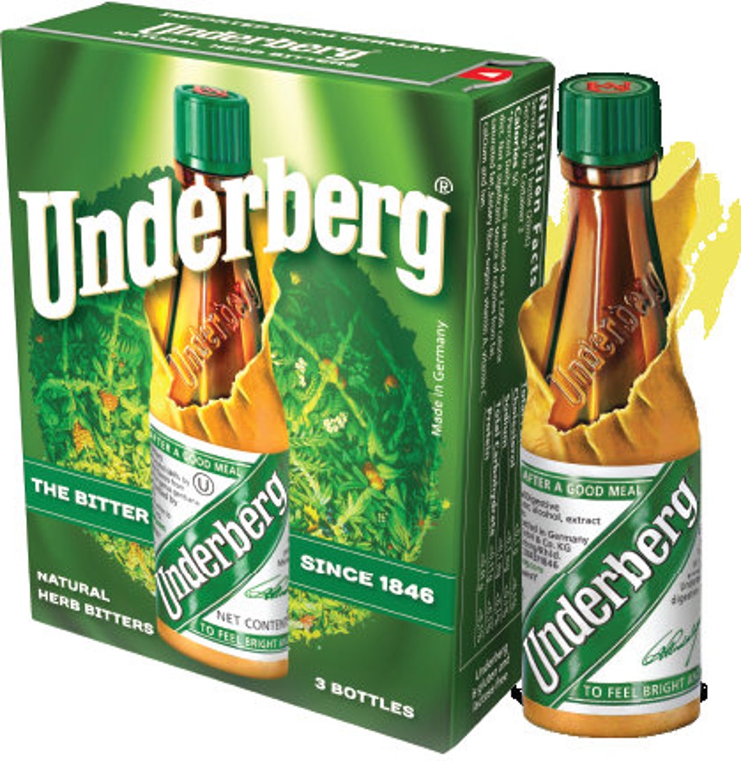 Underberg Natural Herb Bitters 3 Bottles 0.67oz Ea Bottle Etsy Australia