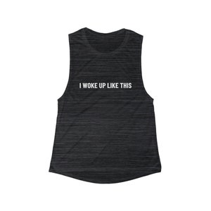 I Woke Up Like This Tank Top, Funny Tank Top, Tank Top with Sayings, Shirts with Sayings, Funny T Shirt, Womens Tank Top