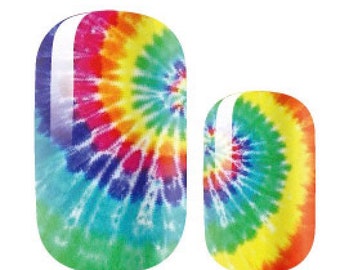 Tie Dye Nail Wraps