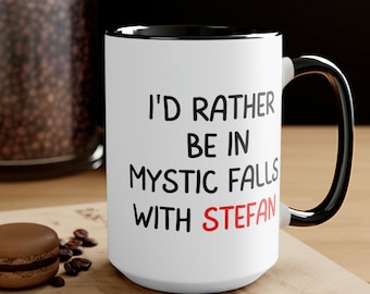 Stefan Coffee Mug | 15oz | Mystic Falls | Damon | Vampire | Gift | Valentine's Day |TVD Merch