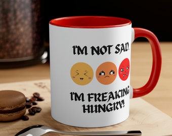 I'm Not Sad I'm Freaking Hungry Mug - Rippah Coffee Mug | Stefan Salvatore | TVD Fan Gift | TVD Merch